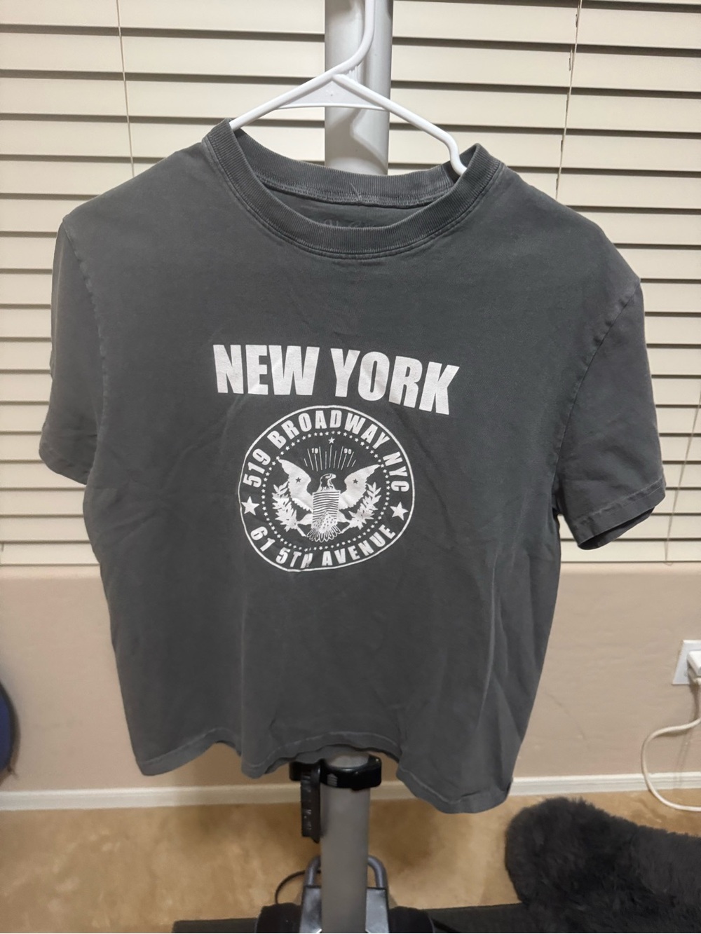 John Galt New York Graphic Cropped T-Shirt | Women’s One Size | Good Condition